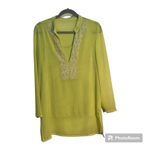 Chicos layered look tunic top size .5